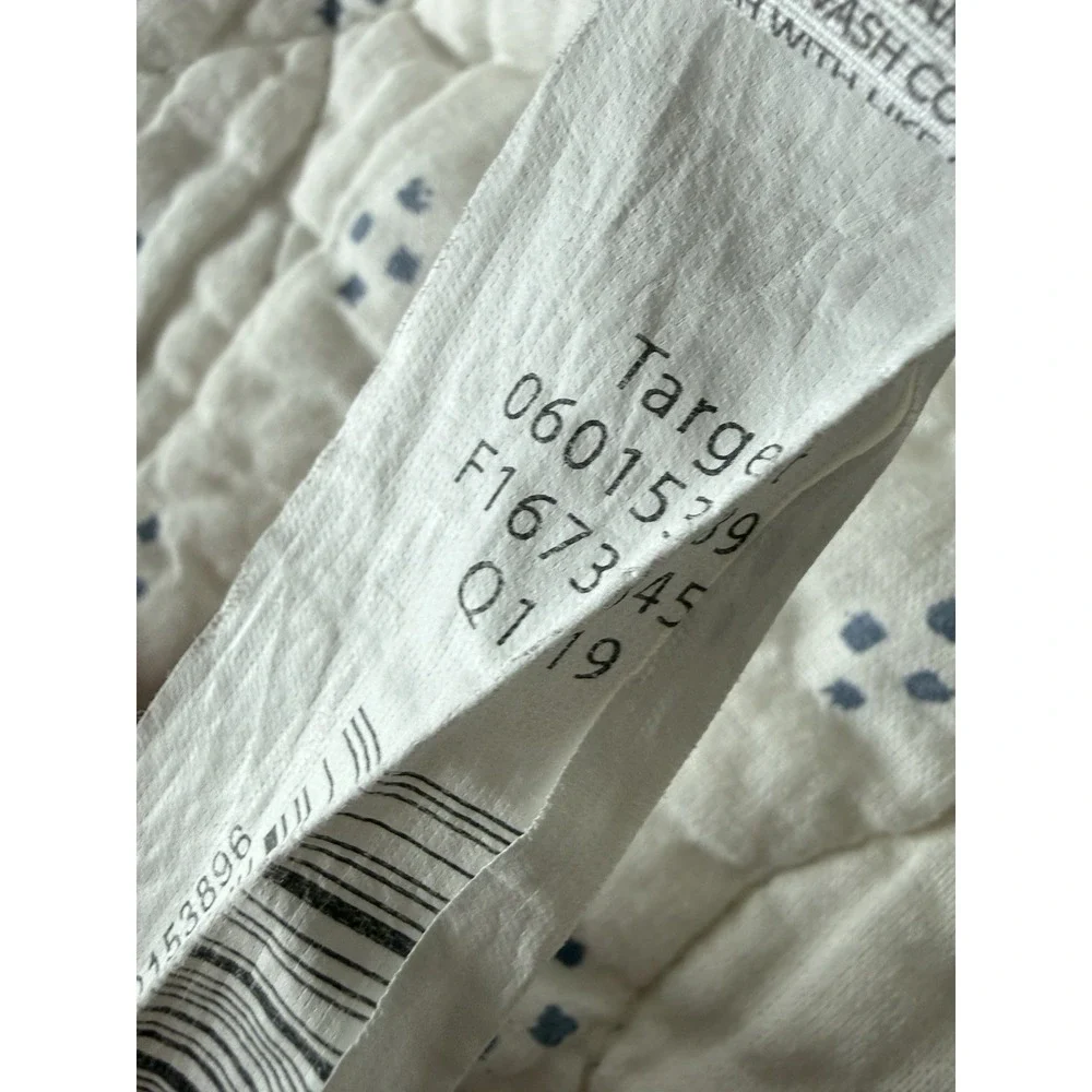 Threshold K Quilt Jacobean Floral Botanical Cotton Coverlet Target 2019 Retired